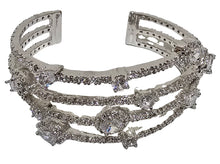 Загрузить изображение в средство просмотра галереи, Сожгли браслет с цветным паве стразами и аметист zircon