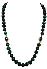 Carica l'immagine nel visualizzatore di Gallery, Collana a nodi agate occhi di tigre