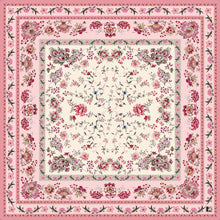 Load image into Gallery viewer, Silk scarf 90*90 ROSA silk | L'OFFICIEL Silk