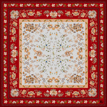 Carica l'immagine nel visualizzatore di Gallery, Foulard seta 90*90 seta ruby | L'OFFICIEL Silk