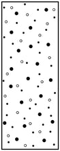 Carica l'immagine nel visualizzatore di Gallery, Sciarpa in seta 100% Made in Italy a pois bianchi su fondo nero, Art. 77337, 70x190 cm - L'OFFICIEL