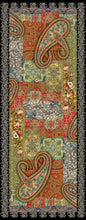 Lade das Bild in den Galerie-Viewer, Sciarpa in Seta Patchwork Paisley