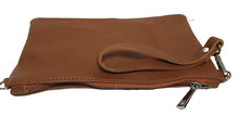 Carica l'immagine nel visualizzatore di Gallery, Pochette in pelle colore marrone unisex