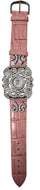 Women's Jewel Watch Pink Arabesque Rhinestone – Made in Italy