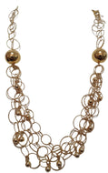 Rosa Perle Halskette mit Schleife