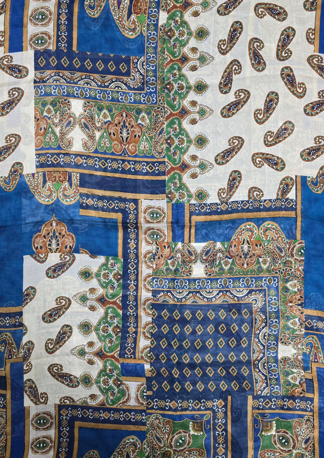 Sciarpa modal seta sfondo BLU