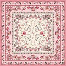 تحميل الصورة إلى عارض المعرض, Foulard seta 90*90 seta ROSA
