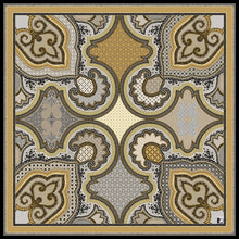 Carica l'immagine nel visualizzatore di Gallery, Foulard seta 90*90 seta gold
