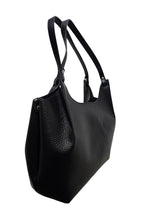 Carica l'immagine nel visualizzatore di Gallery, Borsa Hobo in Pelle Nera
