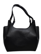 Borsa Hobo in Pelle Nera