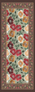 Sciarpa in Seta 70x190 Fiori su Fondo Salvia – Made in Italy