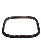 Bracciale brunito pavé zirconi bianchi - Gioiello Made in Italy